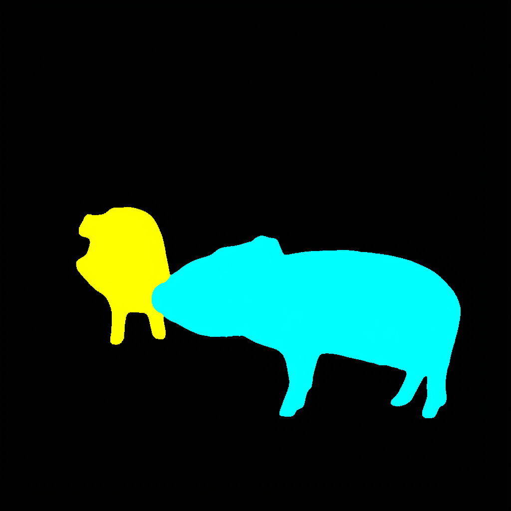 Referring segmentation prediction